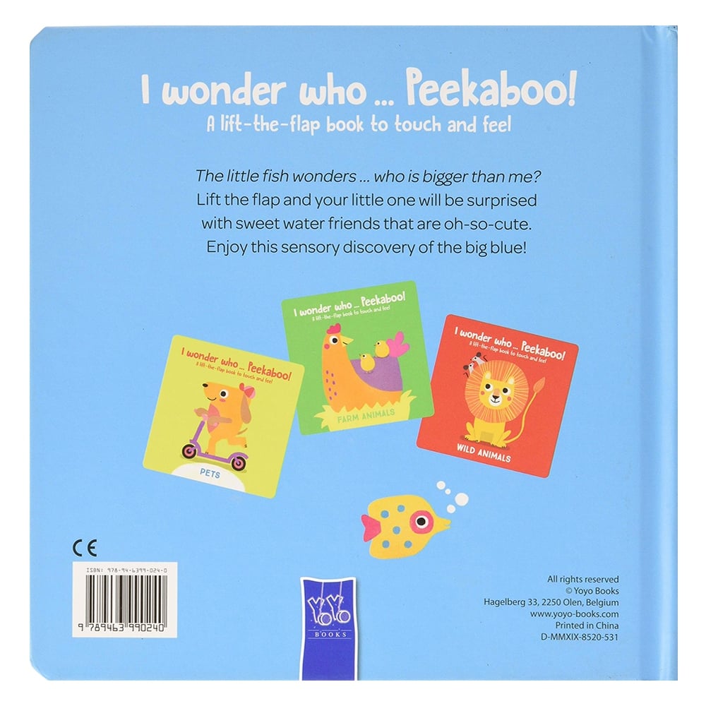 I WONDER WHO...PEEKABOO! WATER ANIMALS #yenigelenler Çocuk Kitapları Uzmanı - Children's Books Expert