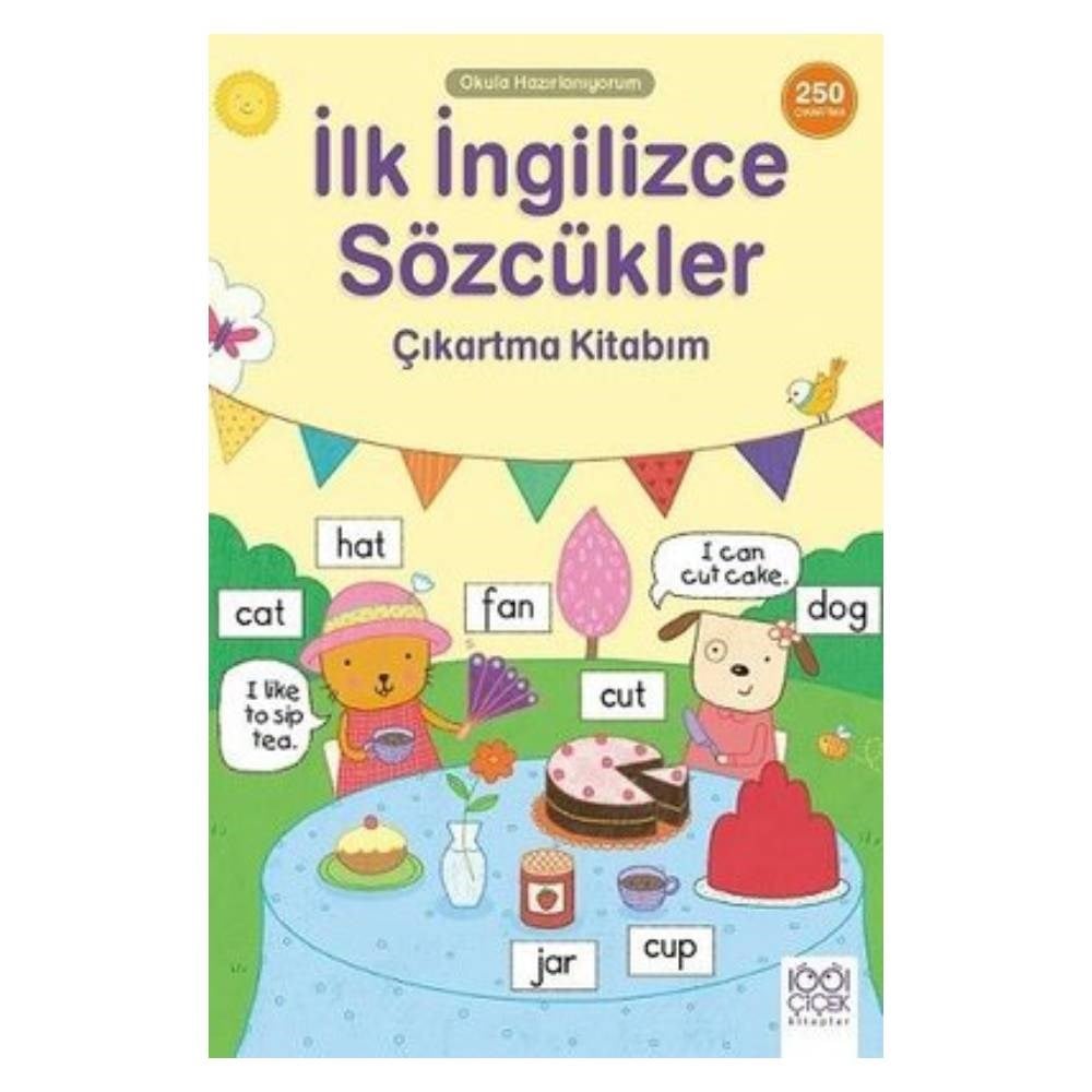 İLK İNGİLİZCE SÖZCÜKLER ÇIKARTMA KİTABIM Çocuk Kitapları Uzmanı - Children's Books Expert