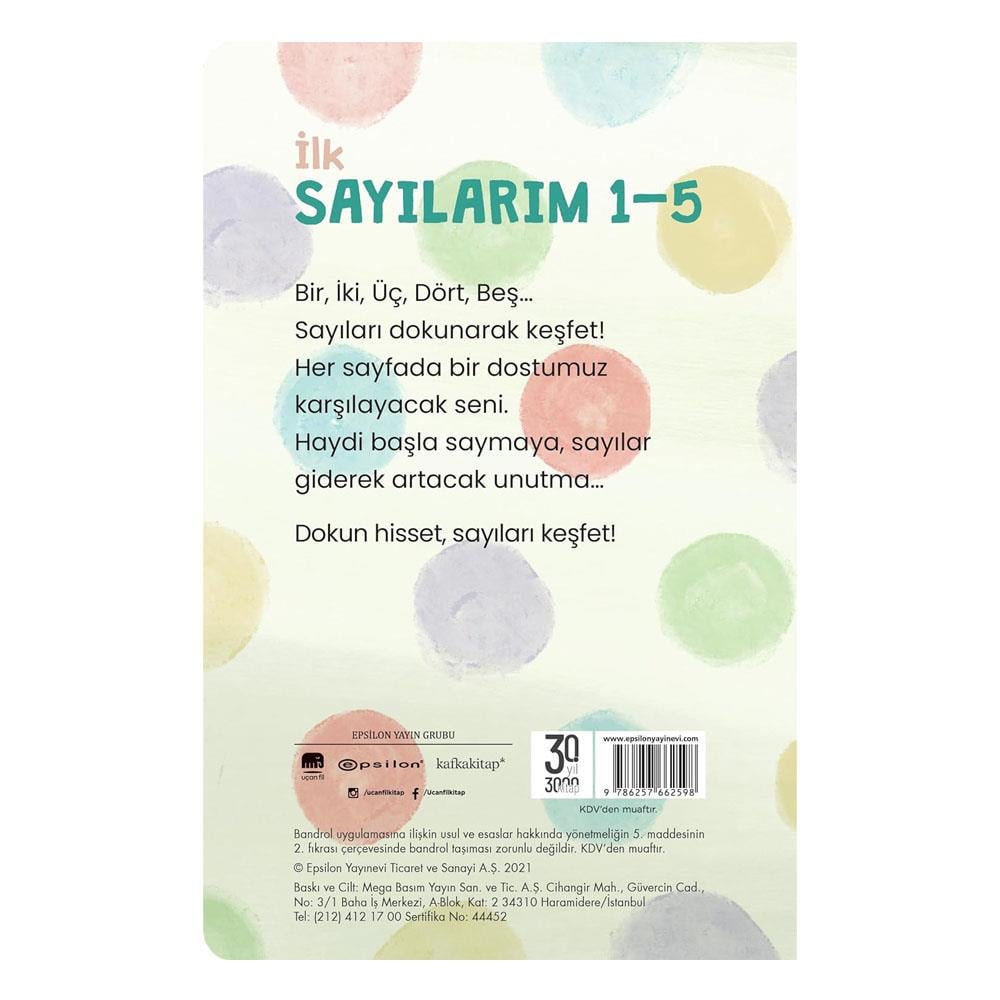 İlk Sayılarım 1-5 Çocuk Kitapları Uzmanı - Children's Books Expert