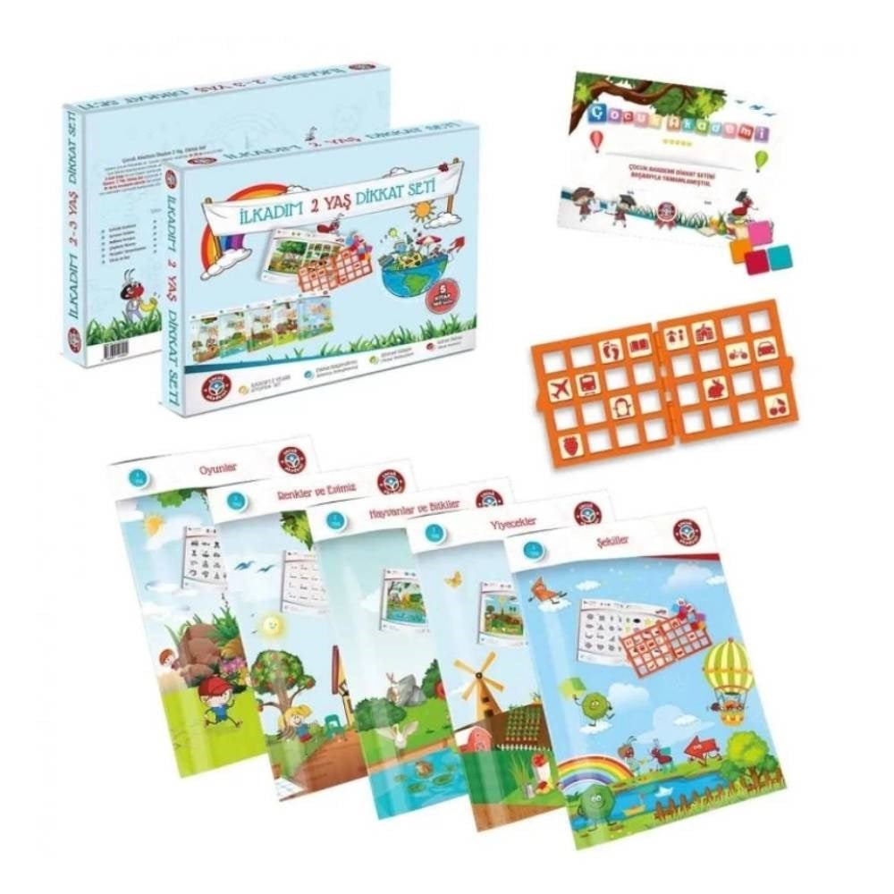 İLKADIM 2 YAŞ DİKKAT SETİ Çocuk Kitapları Uzmanı - Children's Books Expert
