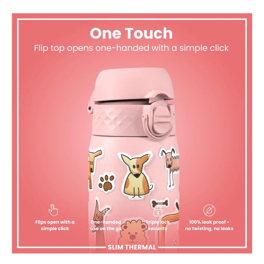 İnce Su Termosu - Köpekler - 500 ml Çocuk Kitapları Uzmanı - Children's Books Expert