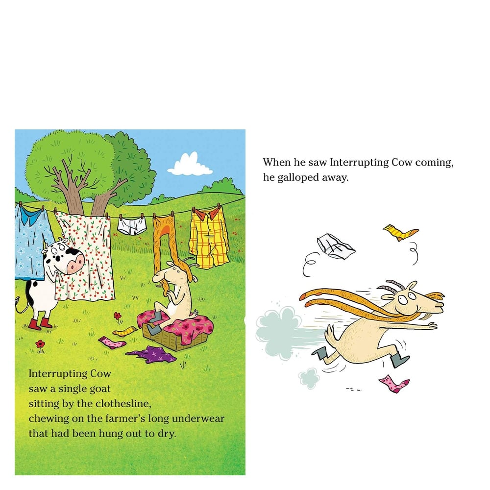 INTERRUPTING COW AND THE CHICKEN CROSS THE ROAD Çocuk Kitapları Uzmanı - Children's Books Expert