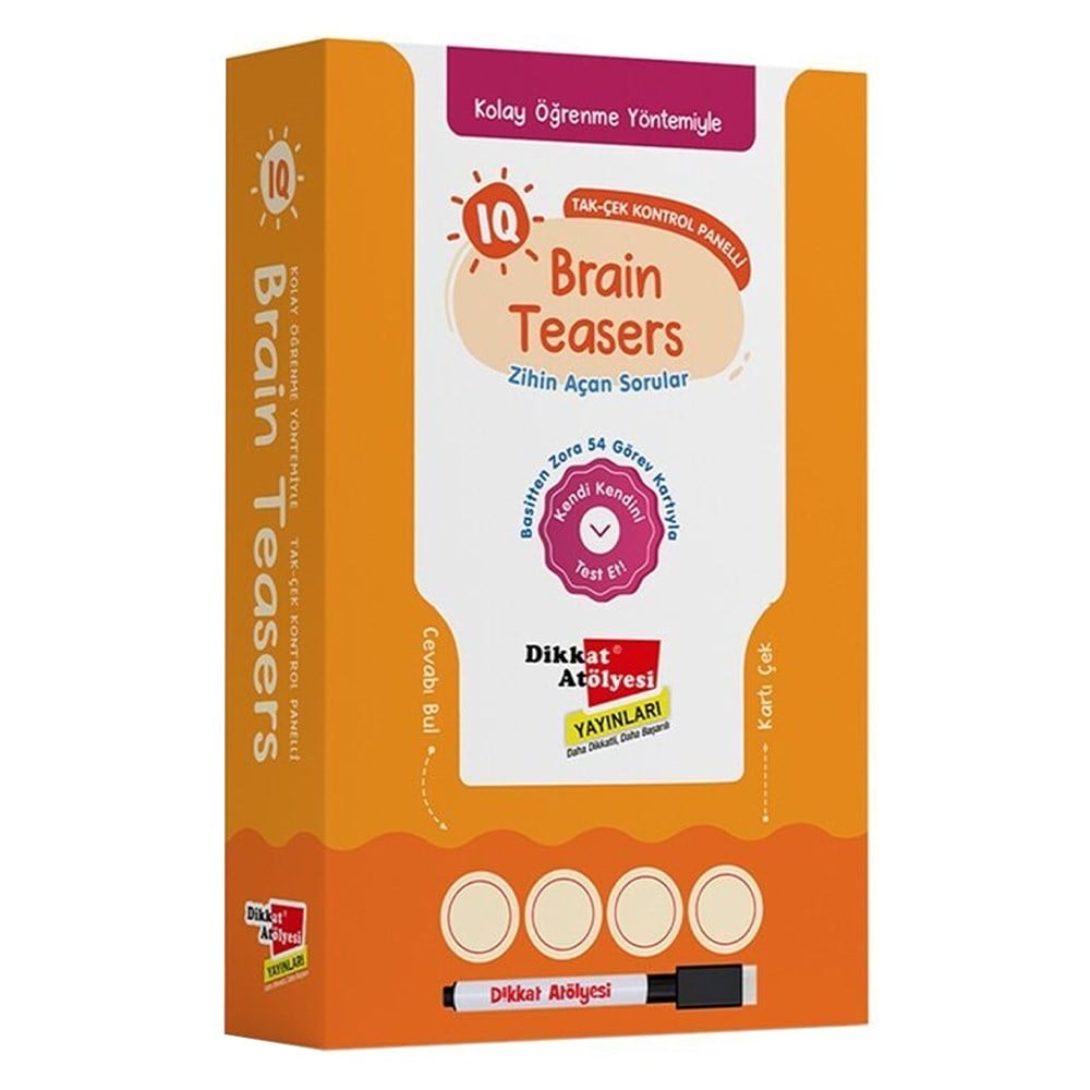 IQ BRAIN TEASERS ZİHİN AÇAN SORULAR Çocuk Kitapları Uzmanı - Children's Books Expert