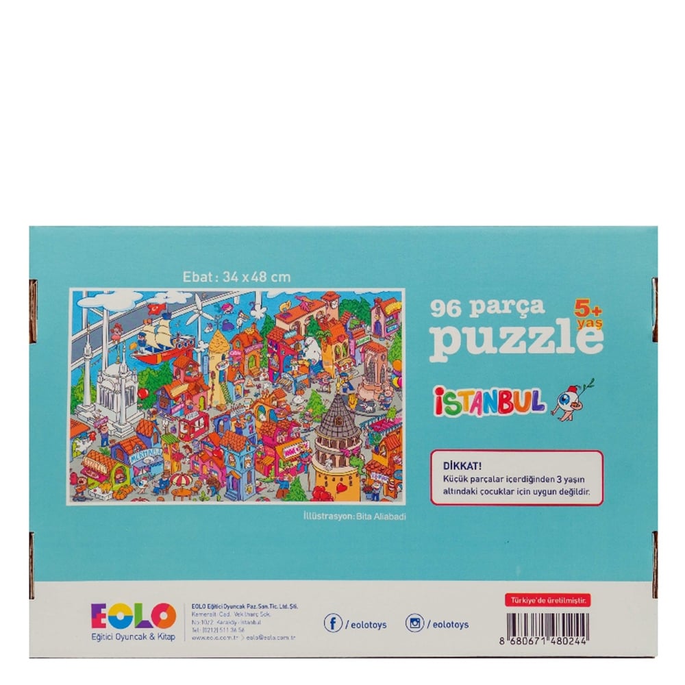 İSTANBUL 96 PARÇA PUZZLE Çocuk Kitapları Uzmanı - Children's Books Expert