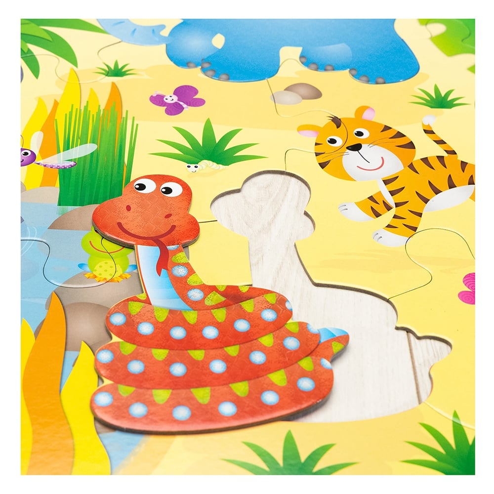JUNGLE - GIANT FLOOR PUZZLE Çocuk Kitapları Uzmanı - Children's Books Expert