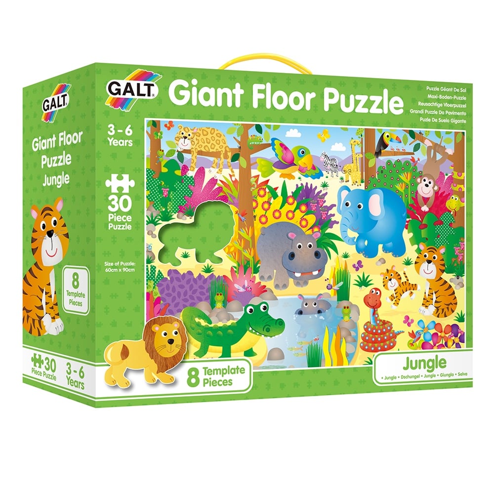 JUNGLE - GIANT FLOOR PUZZLE Çocuk Kitapları Uzmanı - Children's Books Expert