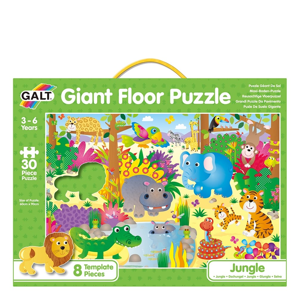 JUNGLE - GIANT FLOOR PUZZLE Çocuk Kitapları Uzmanı - Children's Books Expert