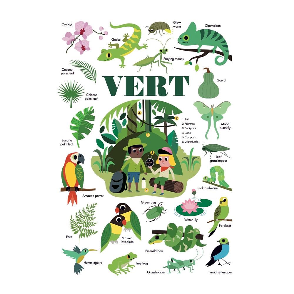 JUNGLE - MINI POSTER Çocuk Kitapları Uzmanı - Children's Books Expert