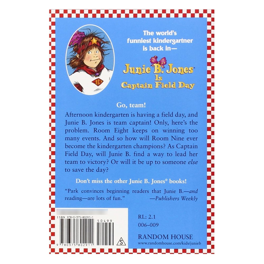 JUNIE B. JONES 16 - JUNIE B. JONES IS CAPTAIN FIELD DAY