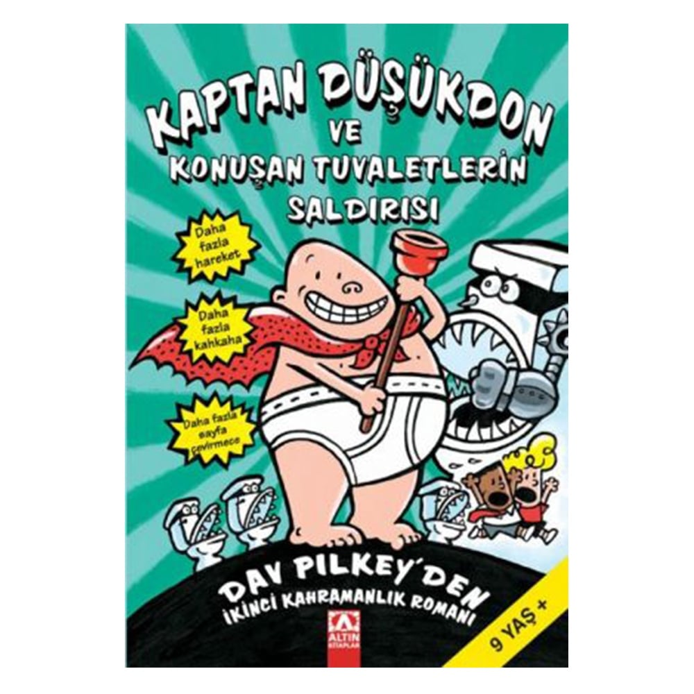 KAPTAN DÜŞÜKDON 2- KONUŞAN TUVALETLERİN SALDIRISI Çocuk Kitapları Uzmanı - Children's Books Expert