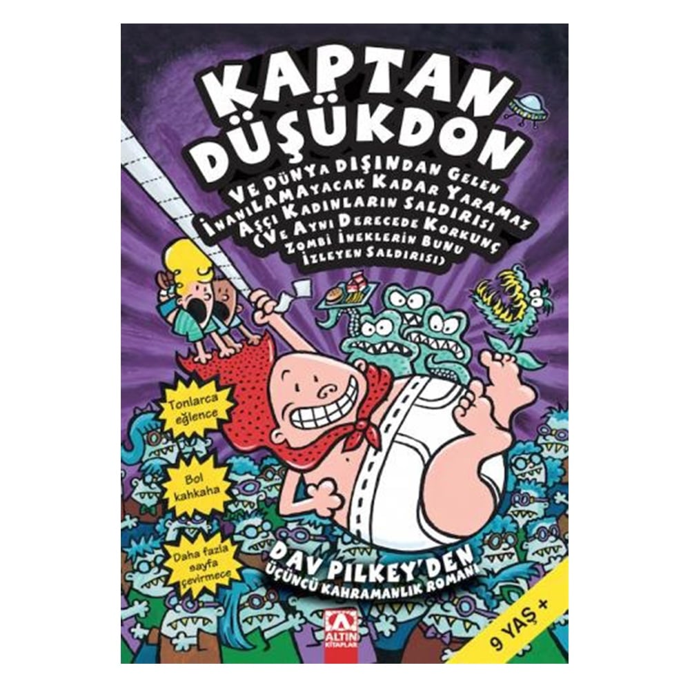 KAPTAN DÜŞÜKDON 3- DÜNYA DIŞINDAN GELEN İNANILMAY Çocuk Kitapları Uzmanı - Children's Books Expert