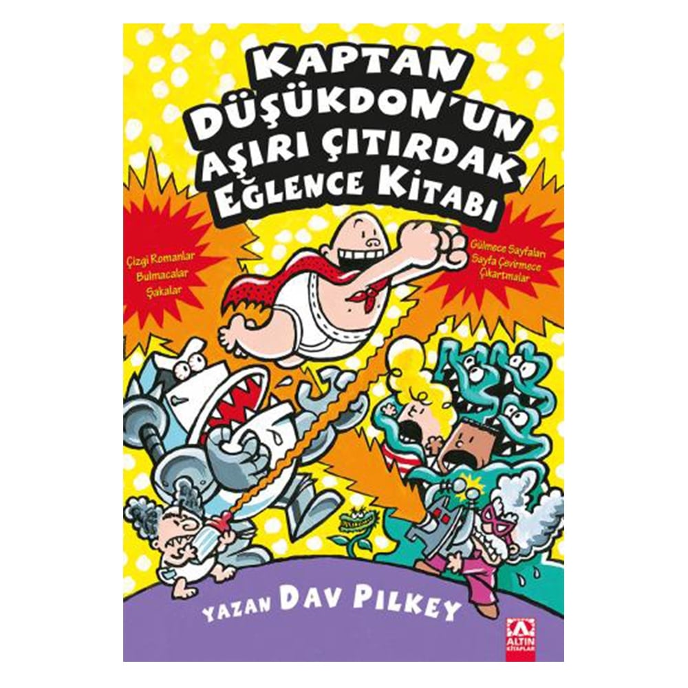 KAPTAN DÜŞÜKDON’UN AŞIRI ÇITIRDAK EĞLENCE KİTABI Çocuk Kitapları Uzmanı - Children's Books Expert
