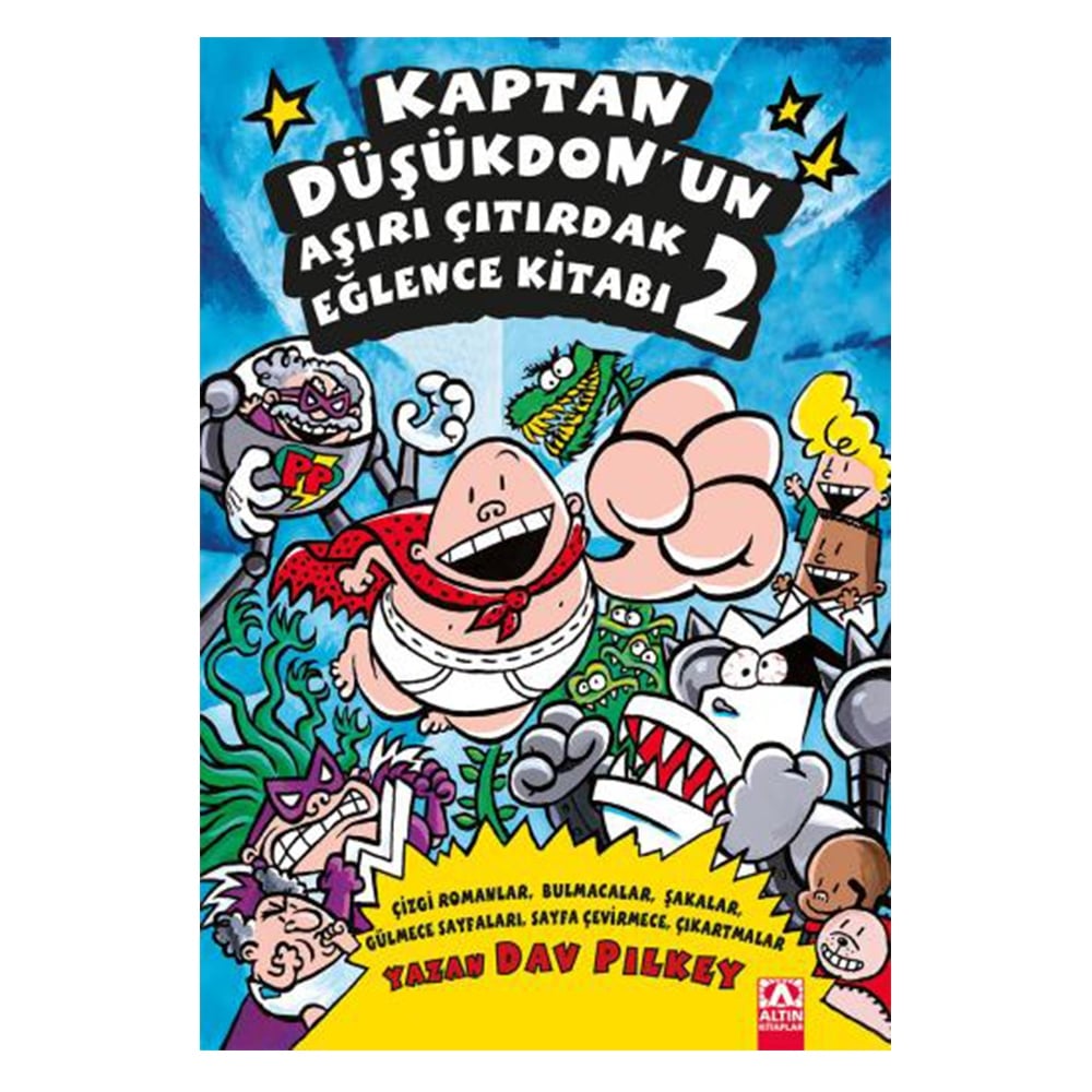 KAPTAN DÜŞÜKDON'UN AŞIRI ÇITIRDAK EĞLENCE KİTABI 2 Çocuk Kitapları Uzmanı - Children's Books Expert