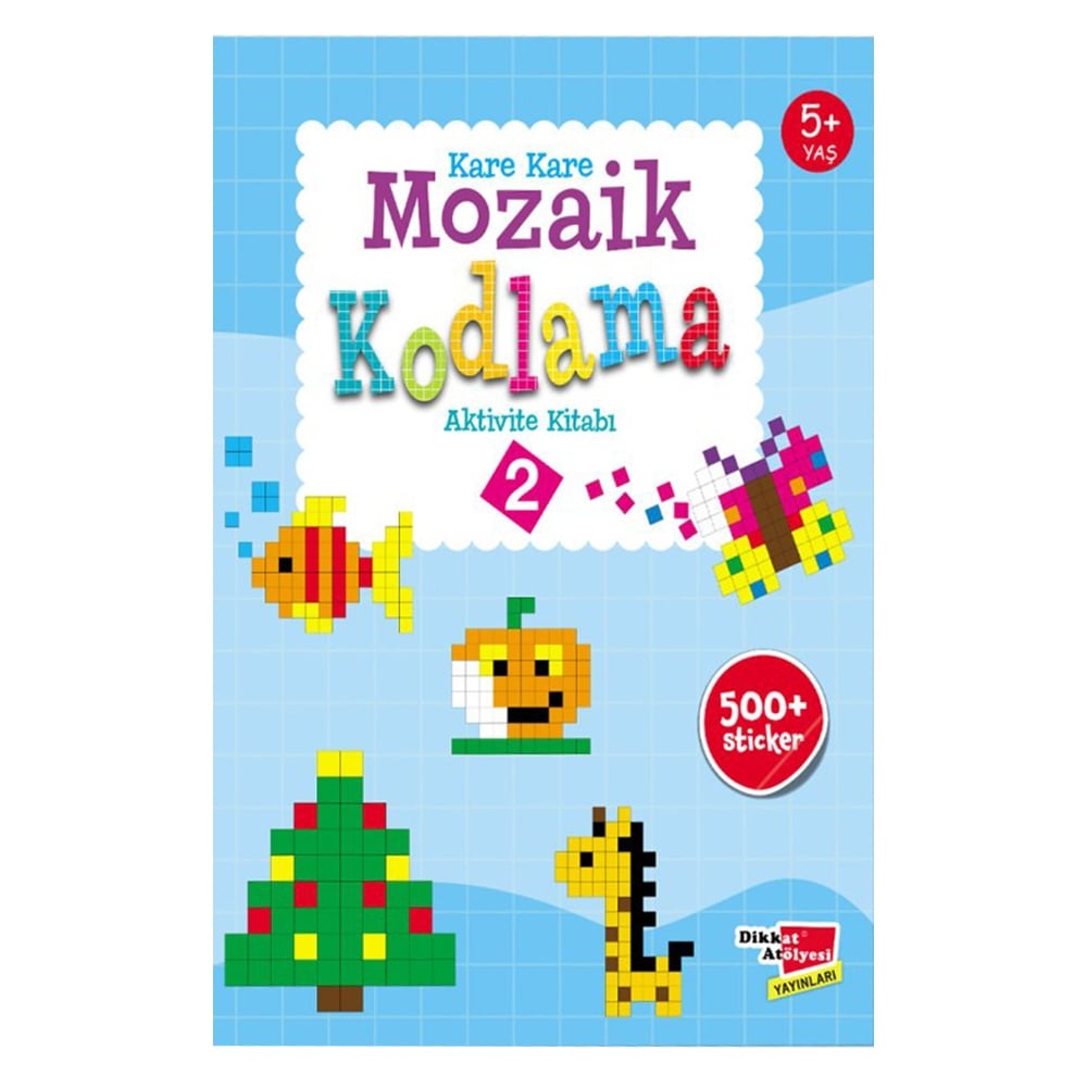 KARE KARE MOZAİK KODLAMA 2 Çocuk Kitapları Uzmanı - Children's Books Expert