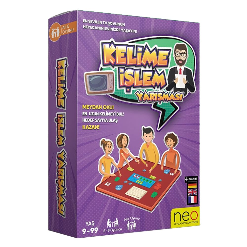 KELİME İŞLEM YARIŞMASI AİLE OYUNU Çocuk Kitapları Uzmanı - Children's Books Expert
