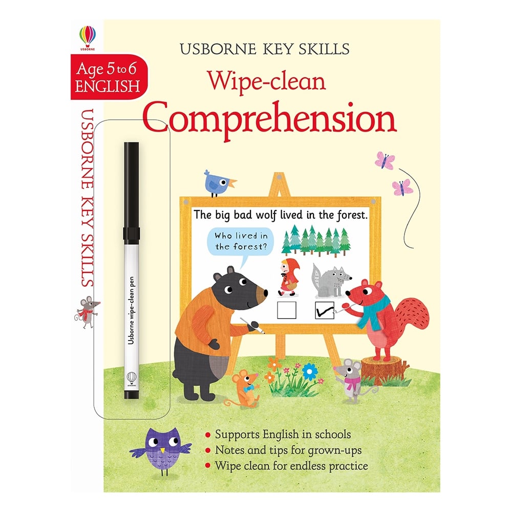 KEY SKILLS WIPE CLEAN COMPREHENSION 5-6 Çocuk Kitapları Uzmanı - Children's Books Expert