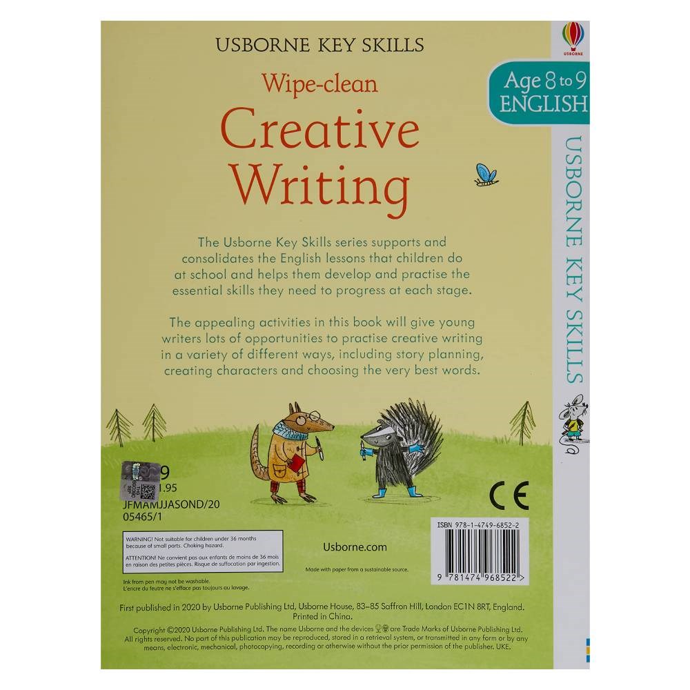 KEY SKILLS WIPE CLEAN CREATIVE WRITING 8-9 Çocuk Kitapları Uzmanı - Children's Books Expert