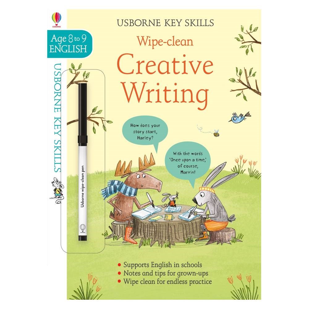 KEY SKILLS WIPE CLEAN CREATIVE WRITING 8-9 Çocuk Kitapları Uzmanı - Children's Books Expert