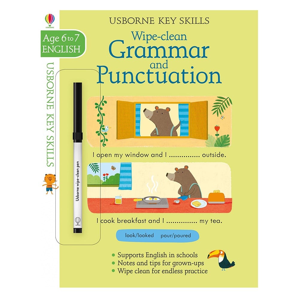 KEY SKILLS WIPE-CLEAN GRAMMAR  Çocuk Kitapları Uzmanı - Children's Books Expert