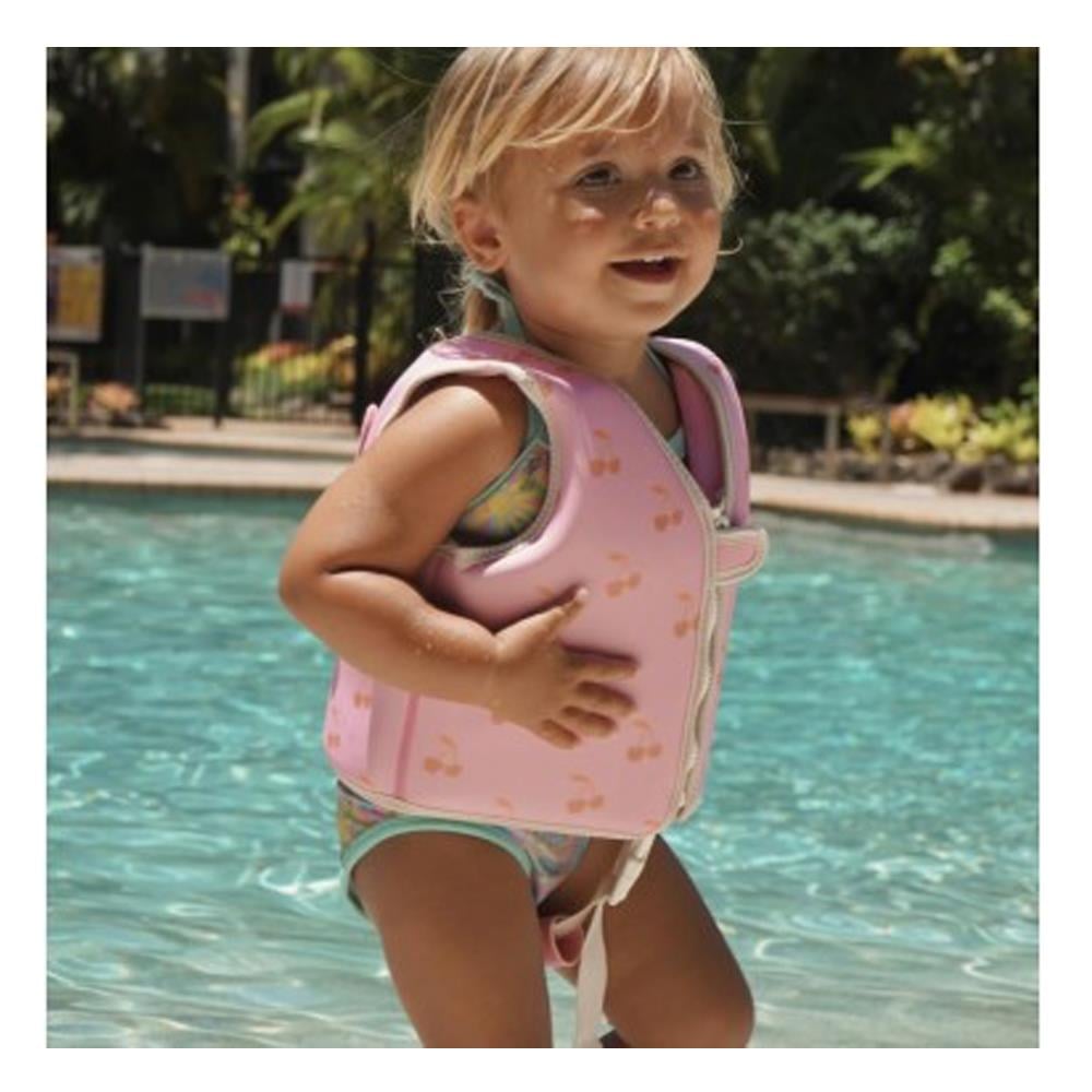 Kids Swim Vest Cotton Candy Cherry - 1-2 Çocuk Kitapları Uzmanı - Children's Books Expert