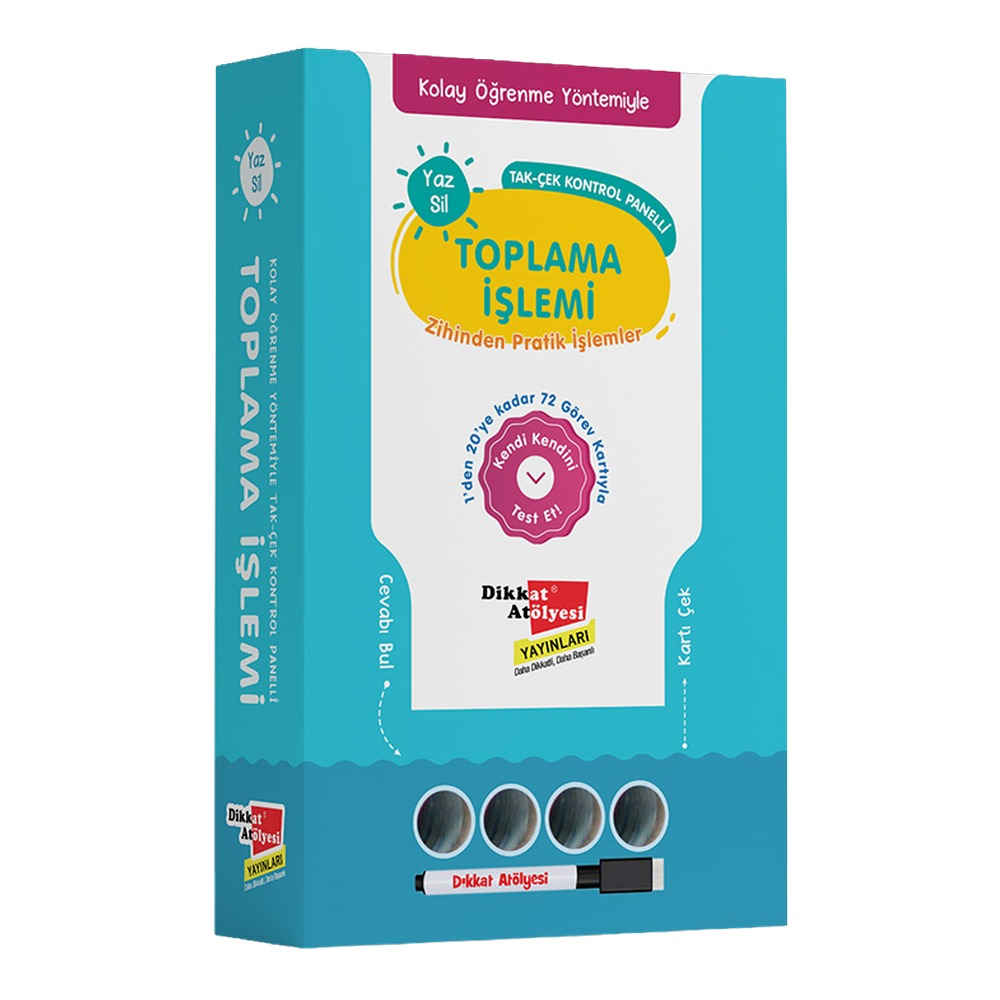 Kolay Öğrenme Yöntemiyle Yaz Sil Toplama İşlemi Çocuk Kitapları Uzmanı - Children's Books Expert
