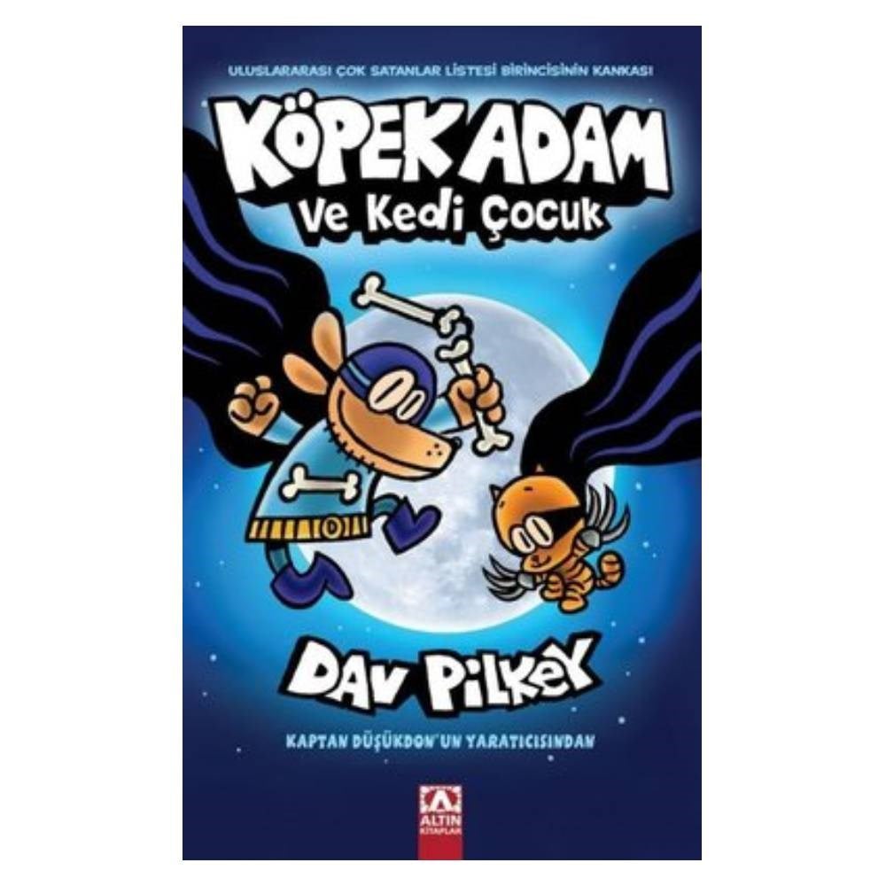 KÖPEK ADAM VE KEDİ ÇOCUK-KÖPEK ADAM 4 Çocuk Kitapları Uzmanı - Children's Books Expert