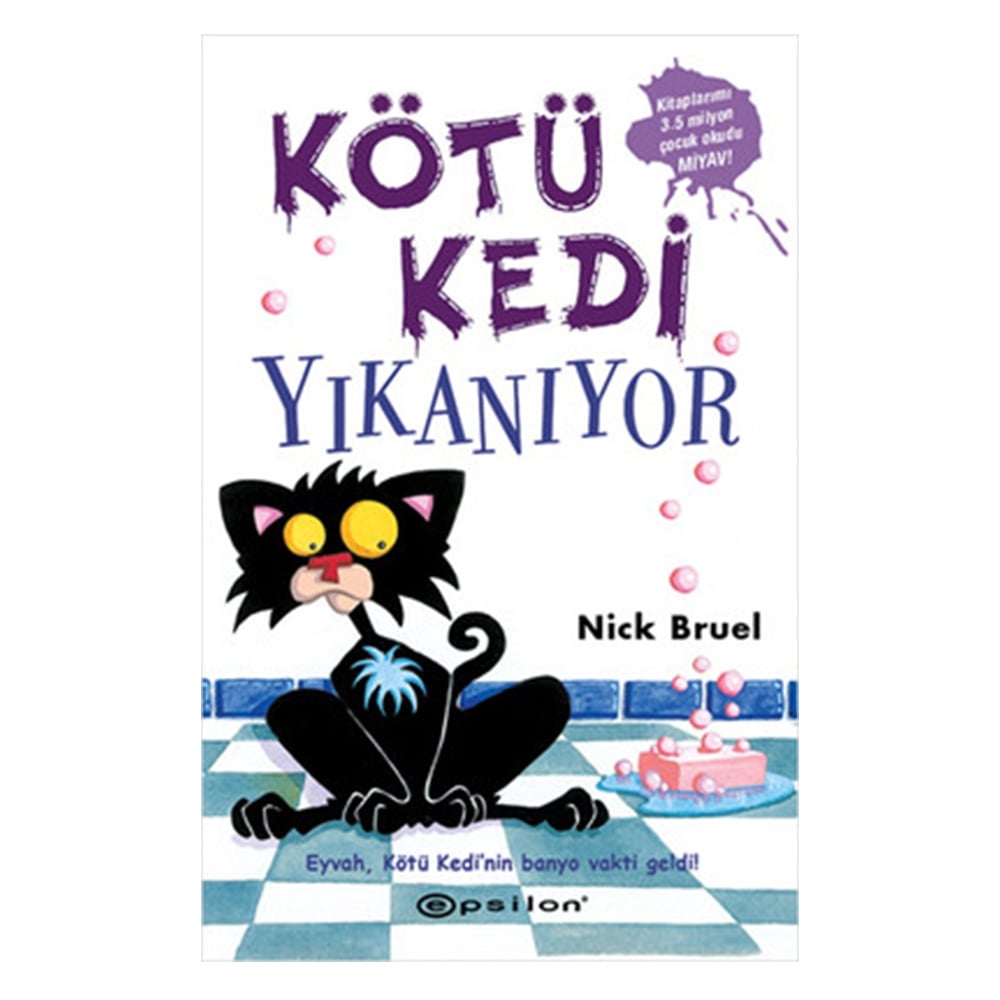 KÖTÜ KEDİ YIKANIYOR 1 Çocuk Kitapları Uzmanı - Children's Books Expert