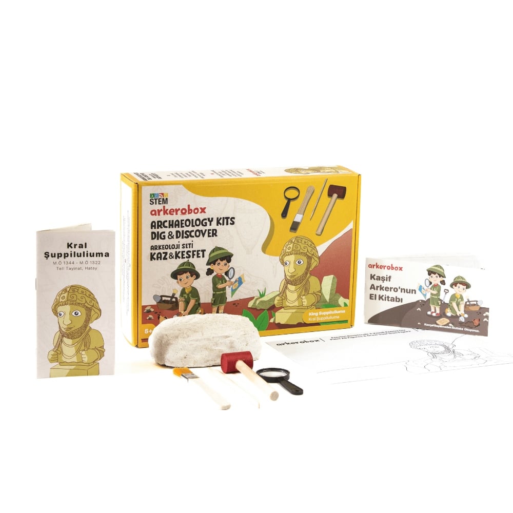 KRAL ŞUPPILULIUMA ARKEOLOJİK KAZI SETİ Çocuk Kitapları Uzmanı - Children's Books Expert