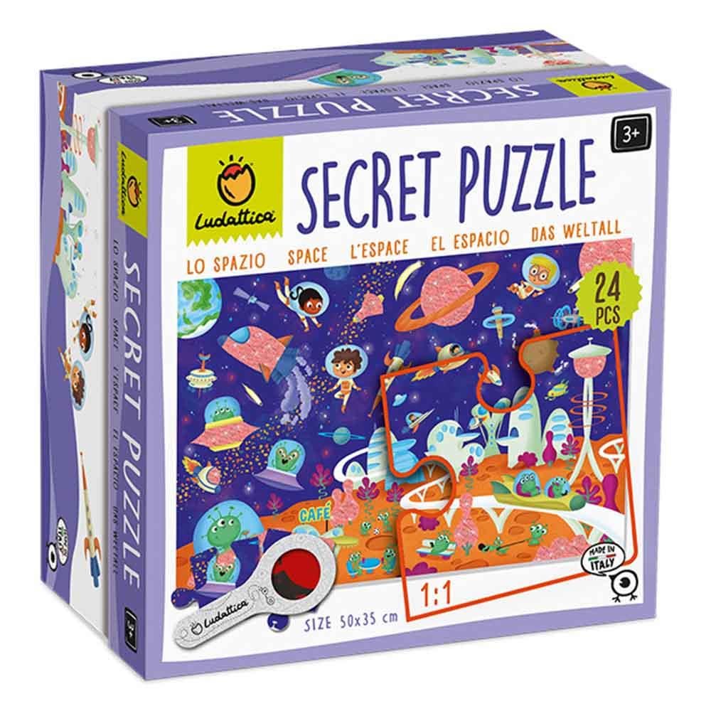 La Spazio - Space - Secret Puzzle Çocuk Kitapları Uzmanı - Children's Books Expert