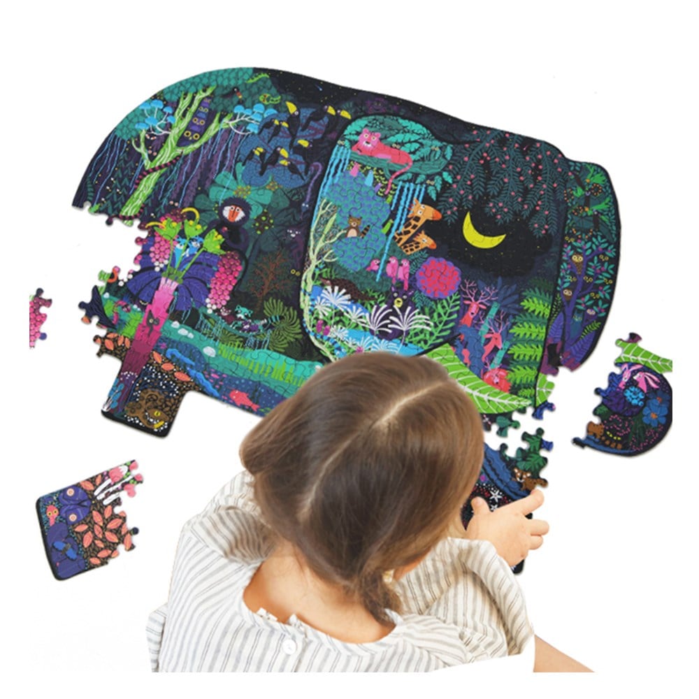 LARGE ANIMAL-SHAPED PUZZLE ELEPHANT DREAM Çocuk Kitapları Uzmanı - Children's Books Expert