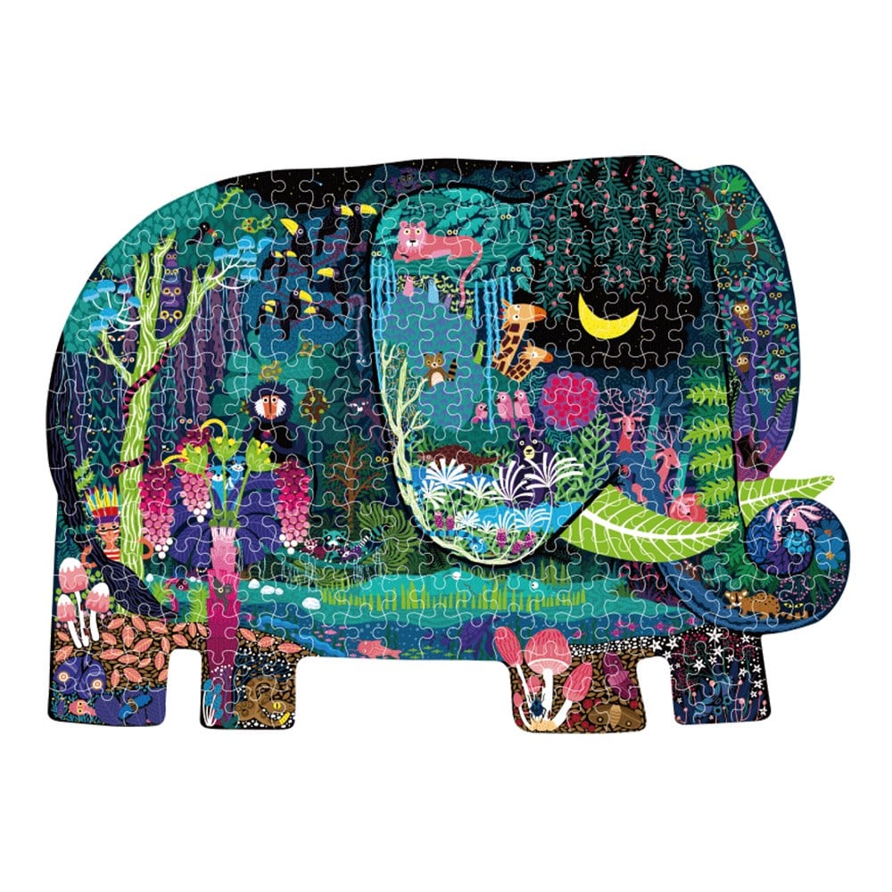 LARGE ANIMAL-SHAPED PUZZLE ELEPHANT DREAM Çocuk Kitapları Uzmanı - Children's Books Expert
