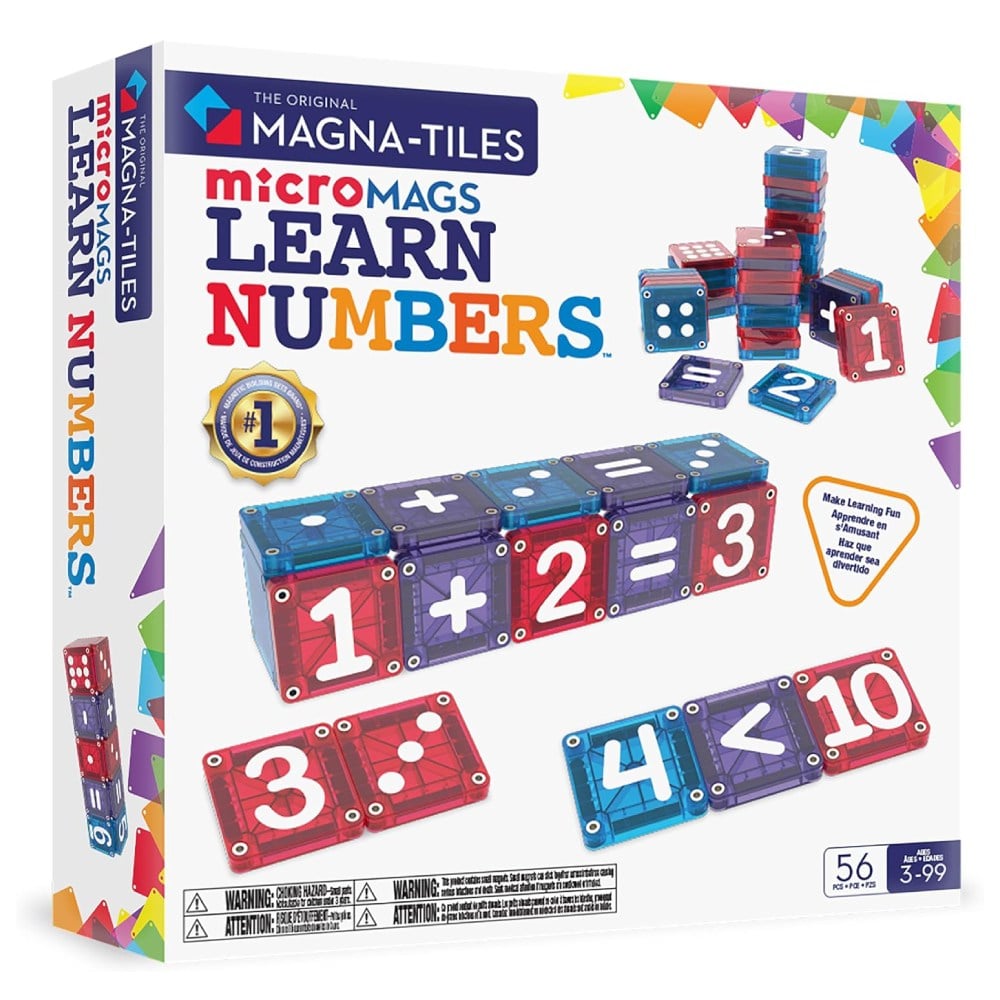 Learn Numbers Manyetik Bloklar - 56 Parça Çocuk Kitapları Uzmanı - Children's Books Expert