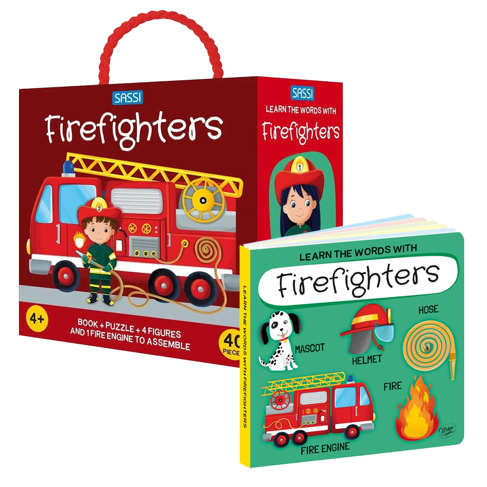 Learn The Words With Firefighters Çocuk Kitapları Uzmanı - Children's Books Expert