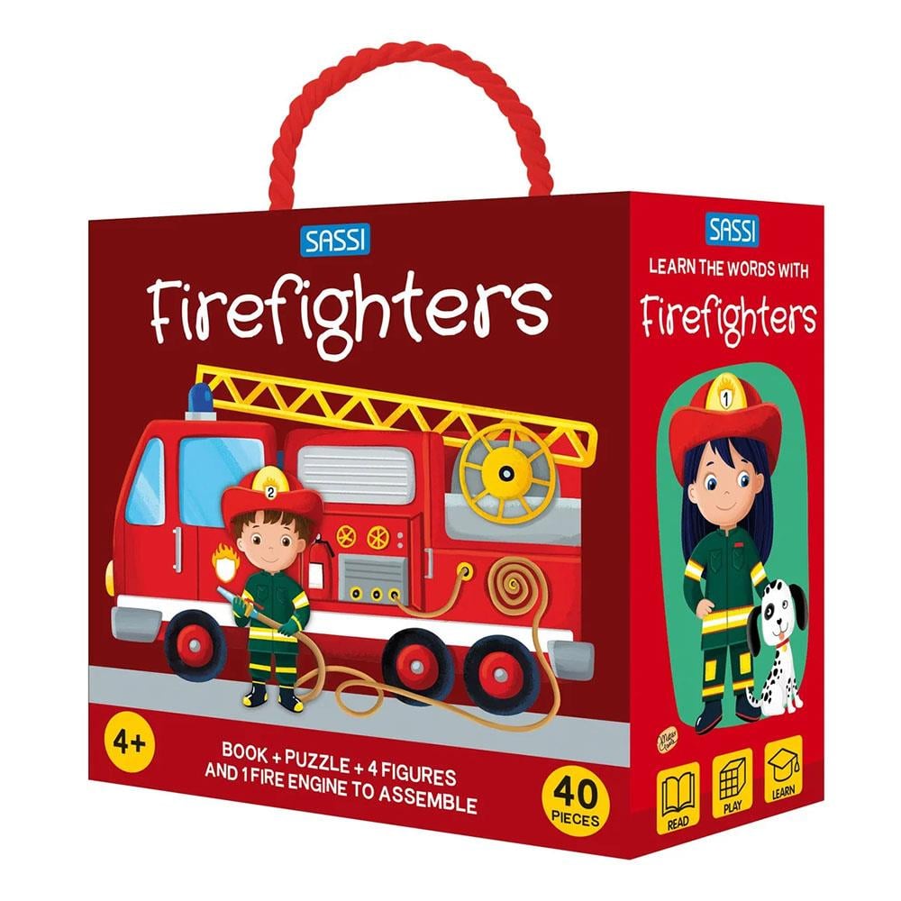 Learn The Words With Firefighters Çocuk Kitapları Uzmanı - Children's Books Expert