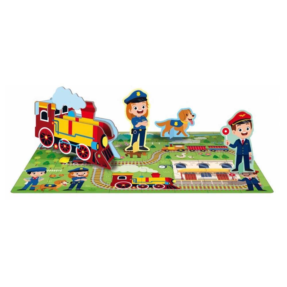 Learn The Words With Trains Çocuk Kitapları Uzmanı - Children's Books Expert