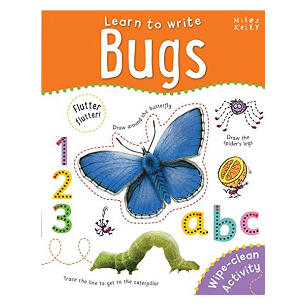 LEARN TO WRITE BUGS Çocuk Kitapları Uzmanı - Children's Books Expert