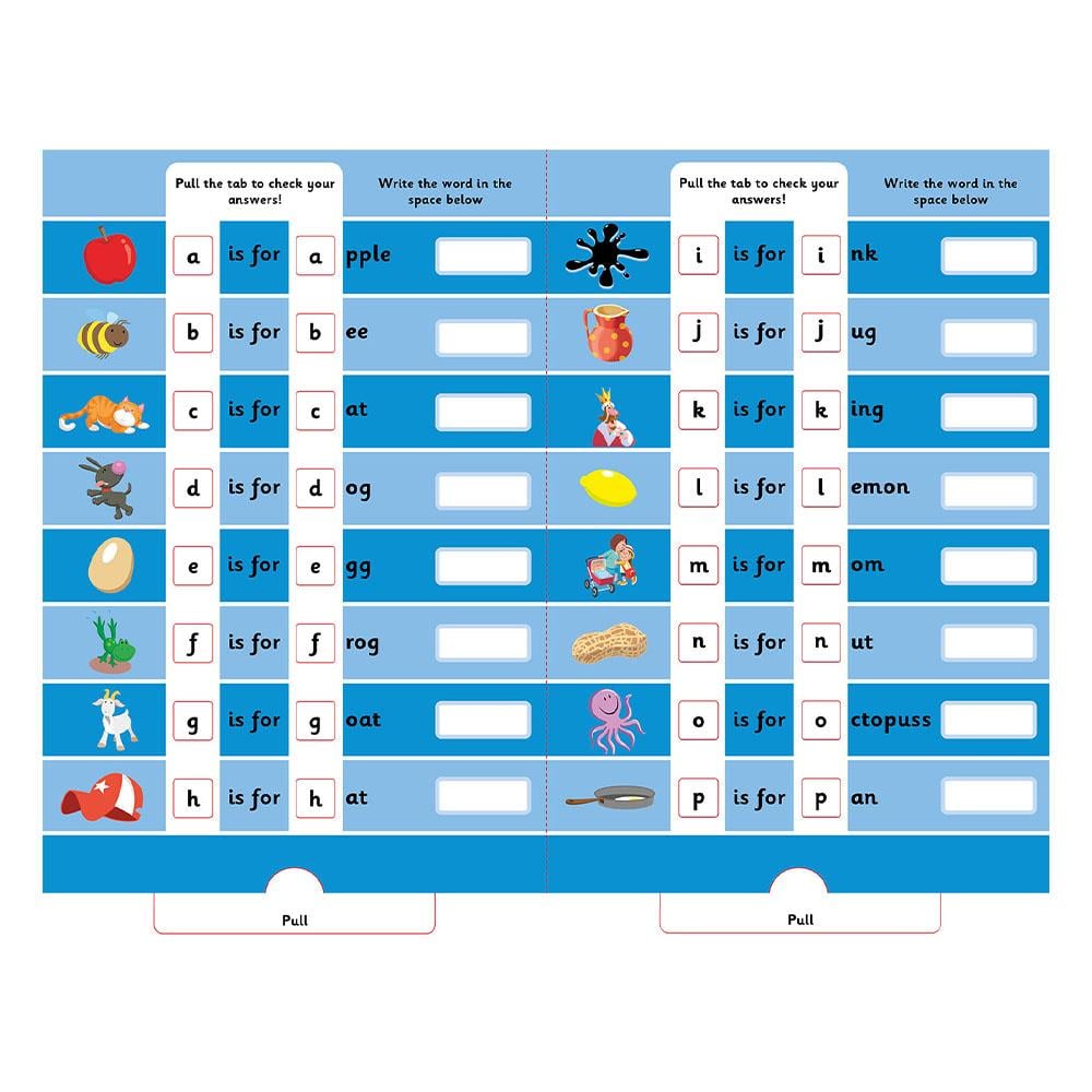 Lets Learn The Alphabet - Pull The Tabs Çocuk Kitapları Uzmanı - Children's Books Expert