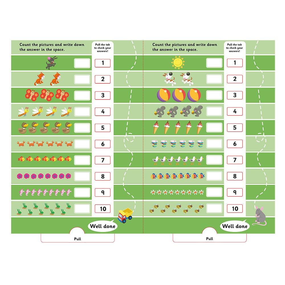 Lets Learn The Math Counting - Pull The Tabs Çocuk Kitapları Uzmanı - Children's Books Expert
