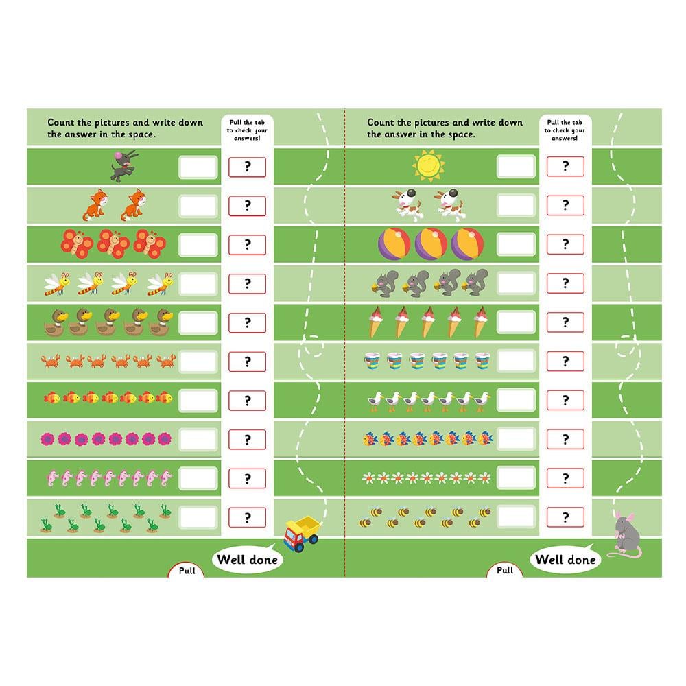 Lets Learn The Math Counting - Pull The Tabs Çocuk Kitapları Uzmanı - Children's Books Expert