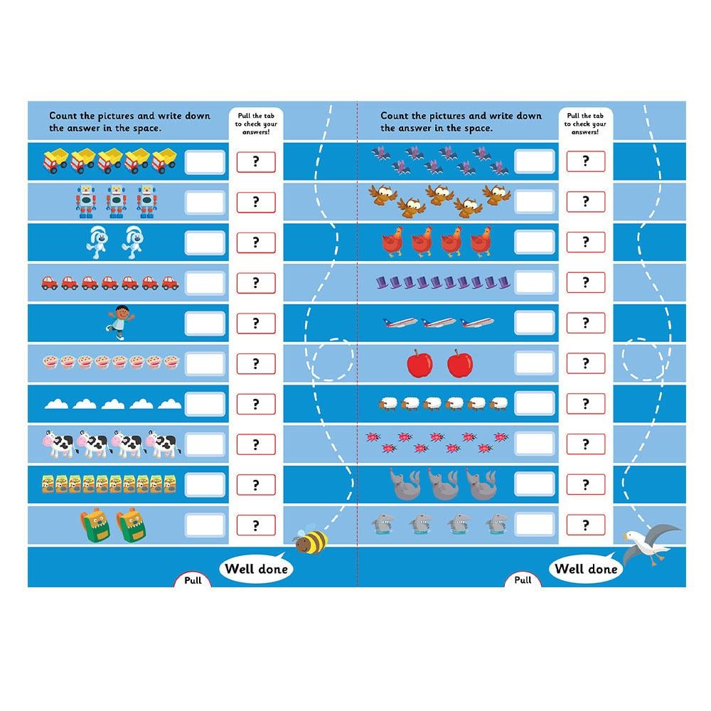 Lets Learn The Math Counting - Pull The Tabs Çocuk Kitapları Uzmanı - Children's Books Expert