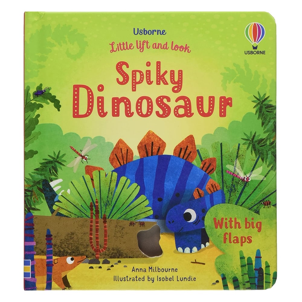 LIFT AND LOOK SPIKY DINOSAUR Çocuk Kitapları Uzmanı - Children's Books Expert