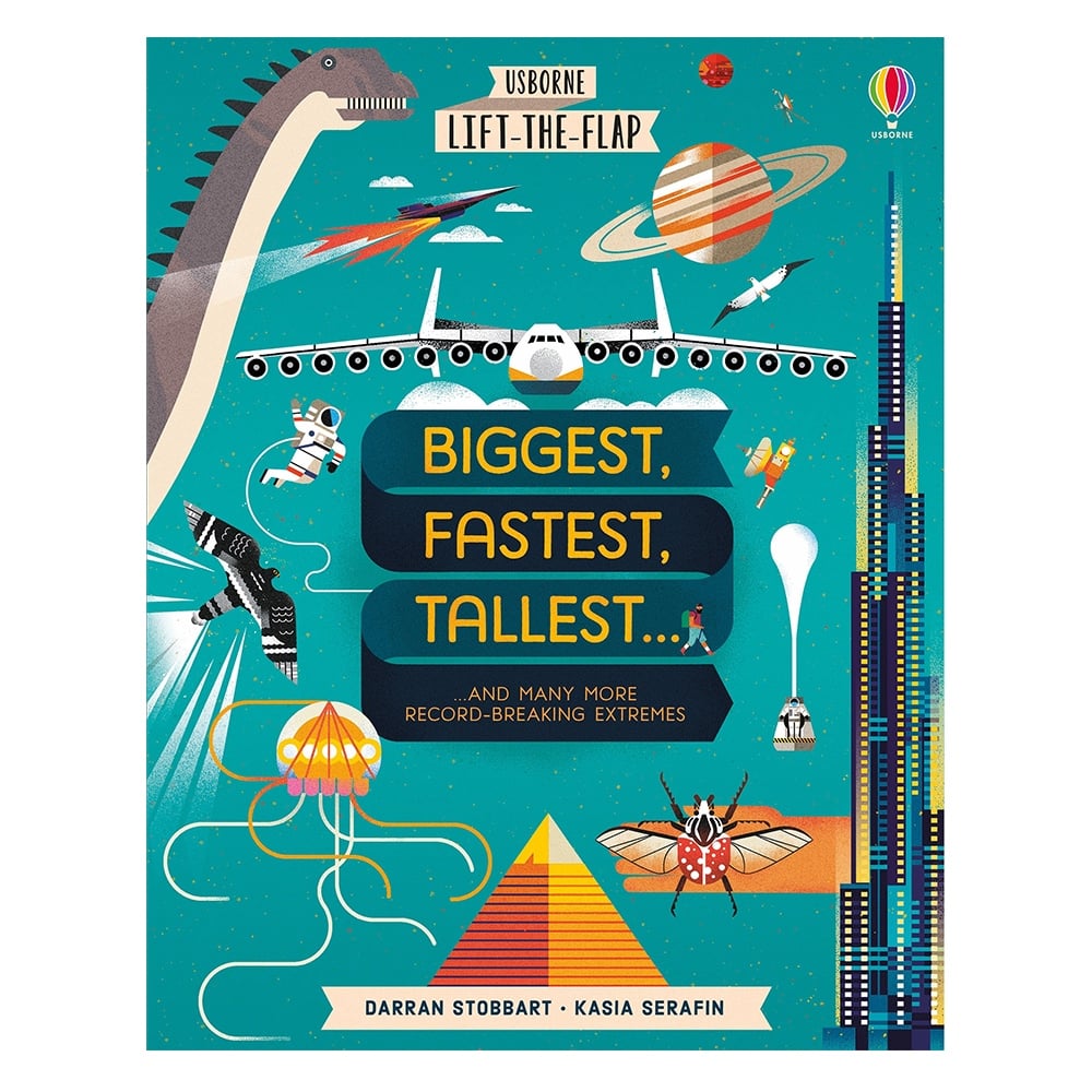 LIFT THE FLAP BIGGEST, FASTEST, TALLEST... #yenigelenler Çocuk Kitapları Uzmanı - Children's Books Expert