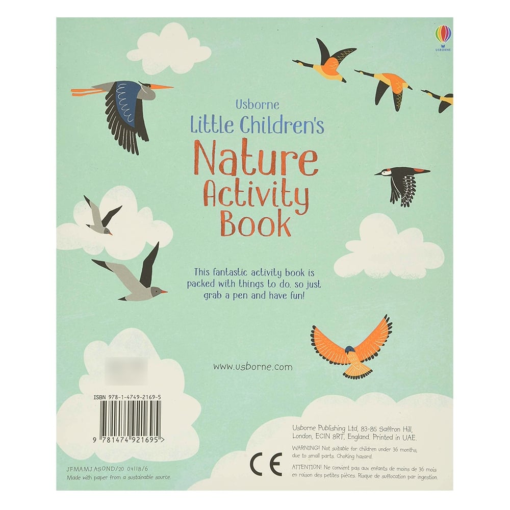 LITTLE CHILDREN'S NATURE ACTIVITY BOOK Çocuk Kitapları Uzmanı - Children's Books Expert