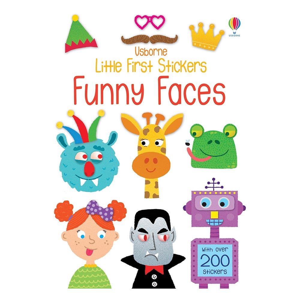 LITTLE FIRST STICKERS FUNNY FACES Çocuk Kitapları Uzmanı - Children's Books Expert