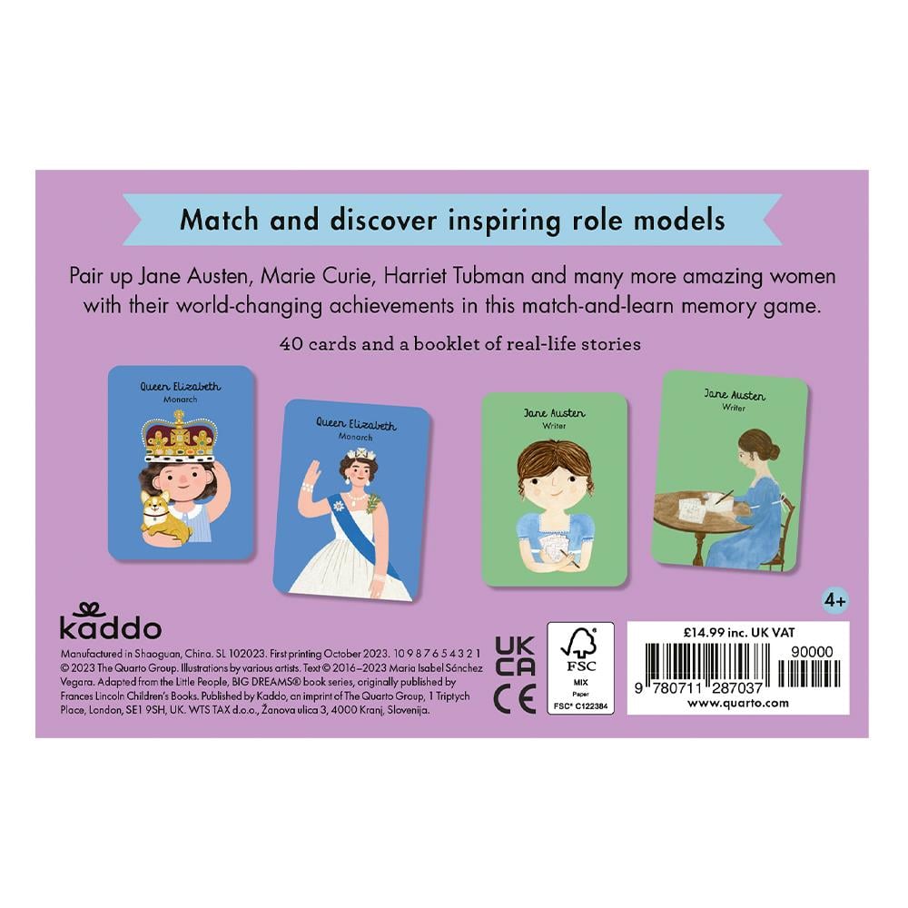 Little People Big Dreams Amazing Women - Memory Ga Çocuk Kitapları Uzmanı - Children's Books Expert