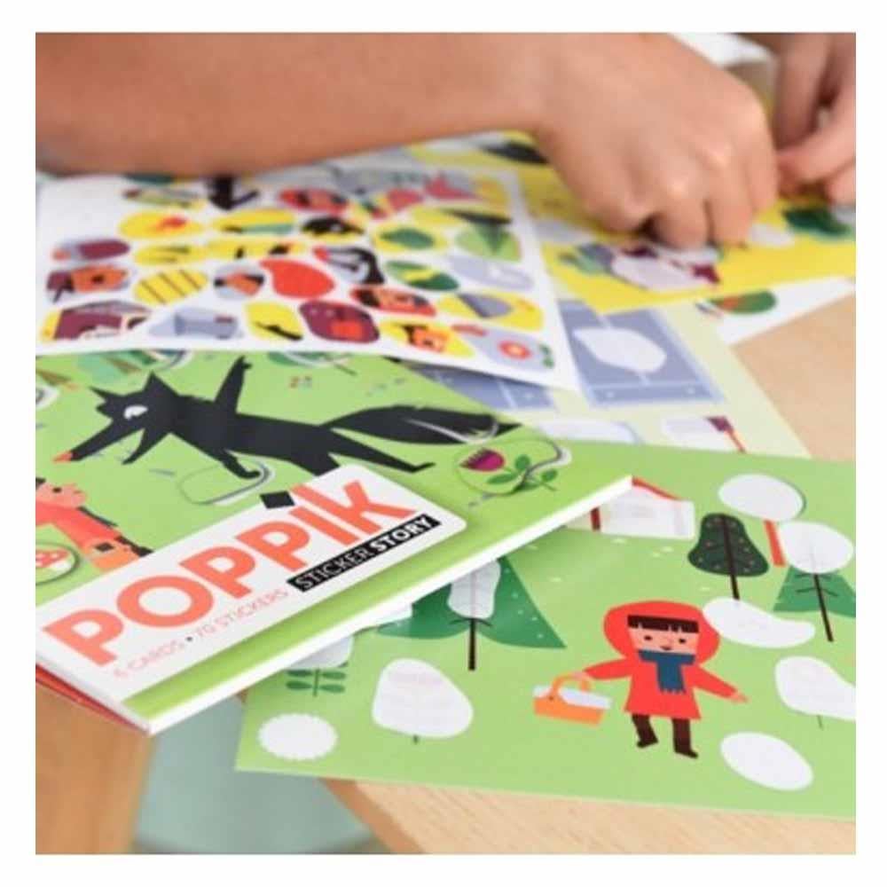 Little Red Riding Hood - Sticker Story Çocuk Kitapları Uzmanı - Children's Books Expert