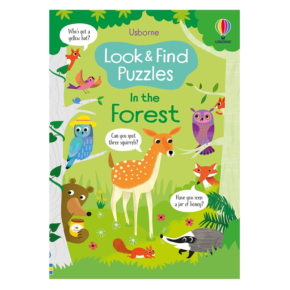 LOOK AND FIND PUZZLES: IN THE FOREST Çocuk Kitapları Uzmanı - Children's Books Expert