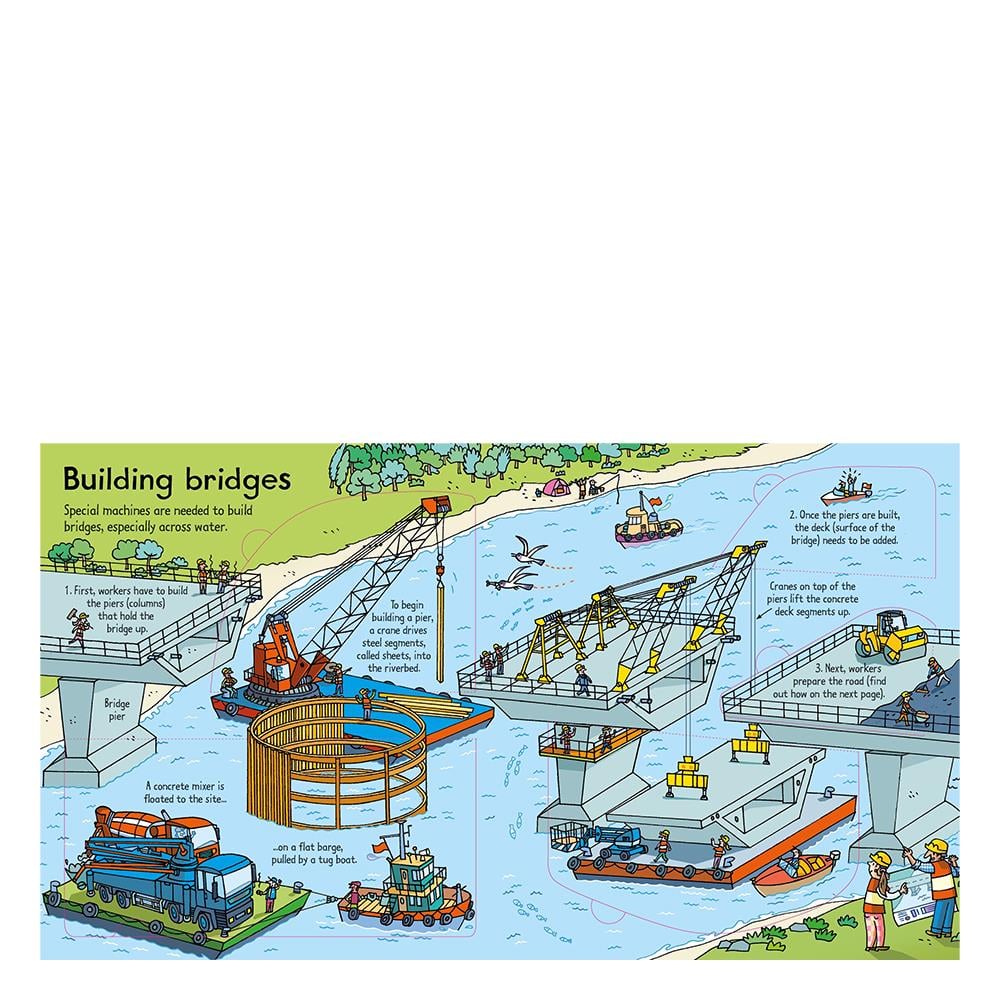 Look Inside a Building Site Çocuk Kitapları Uzmanı - Children's Books Expert