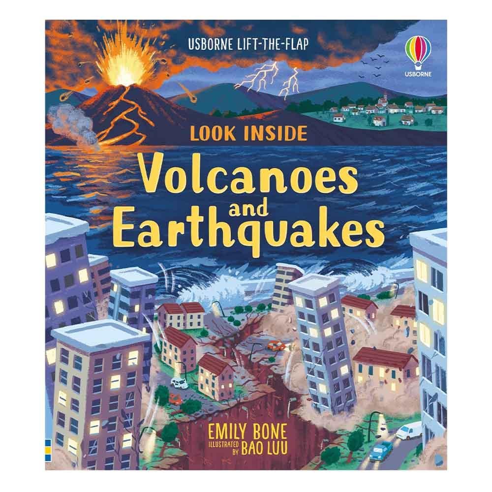 Look Inside Volcanoes and Earthquakes Çocuk Kitapları Uzmanı - Children's Books Expert
