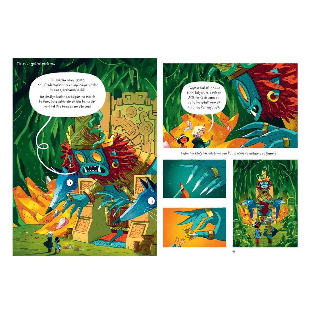 Luna ve Tlaloc un Hazinesi Çocuk Kitapları Uzmanı - Children's Books Expert
